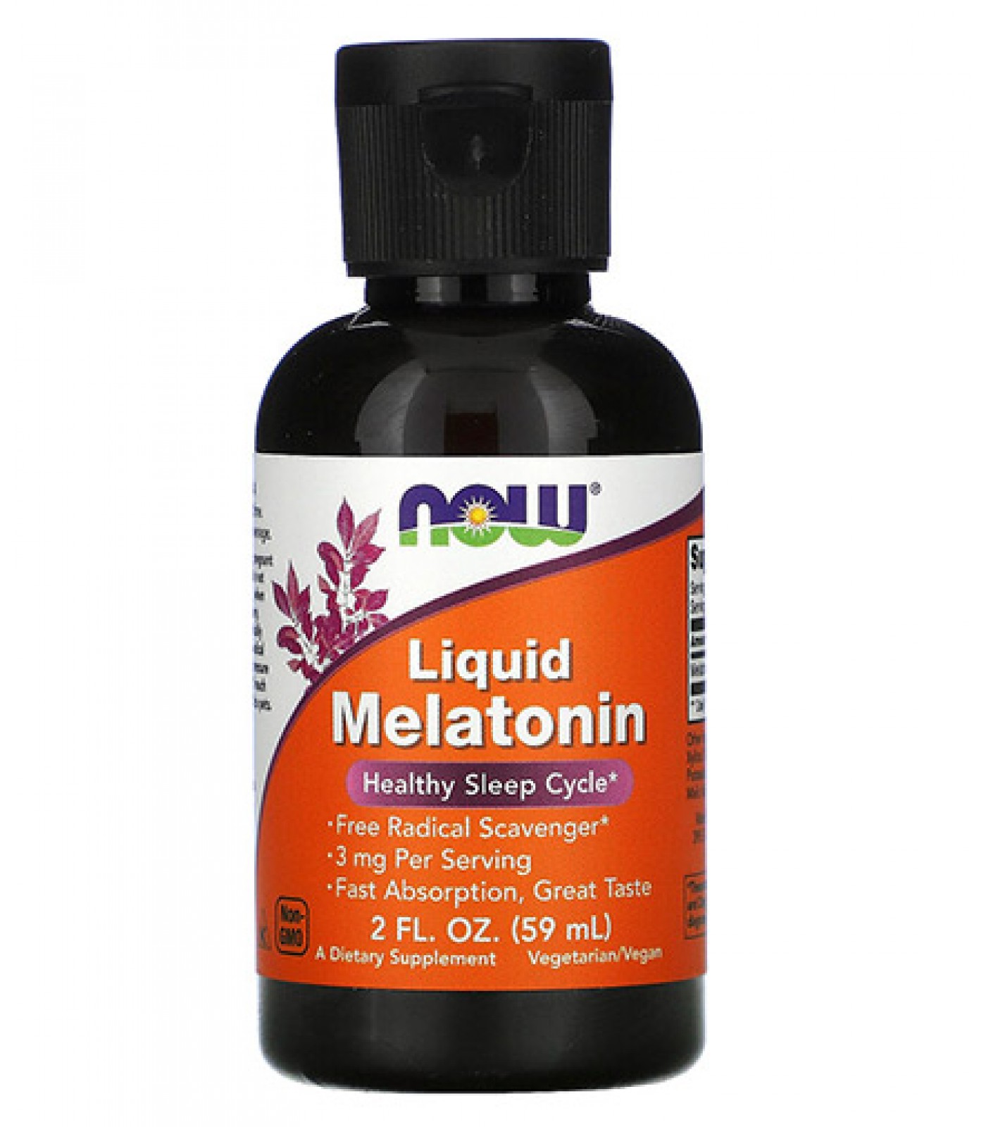 NOW Melatonin 3 mg Liquid 59 ml